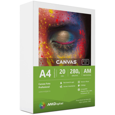 Fotografii A4 pe panza de pictura (canvas)