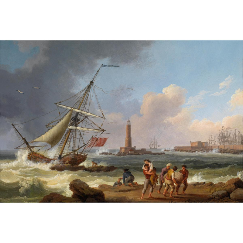 Naufragiu lângă un far (Shipwreck near a Lighthouse)