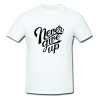 Tricou unisex, Bumbac 100%, Grafica PrintStyle "Never Give Up"
