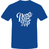 Tricou unisex, Bumbac 100%, Grafica PrintStyle "Never Give Up"